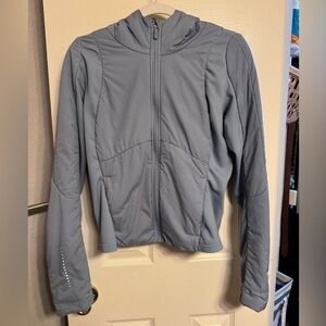 LuluLemon “Push Your Pace” Concrete Blue Jacket